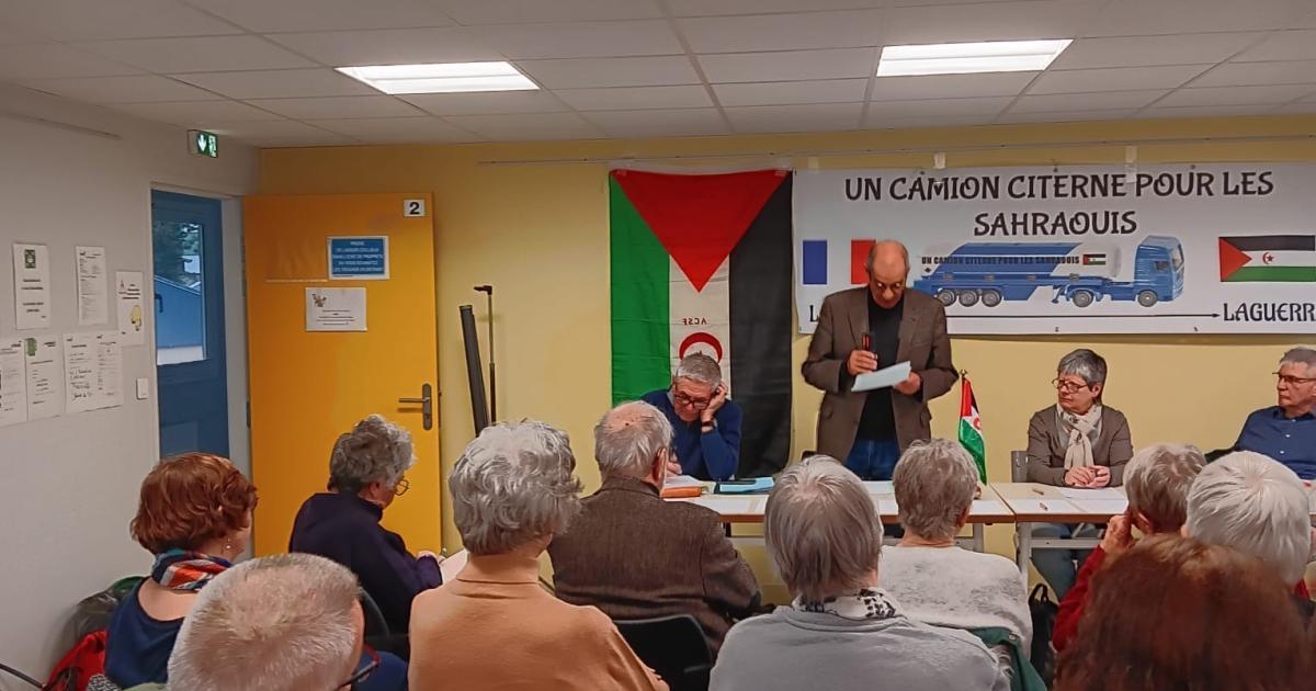 جمعية «شاحنة صهريج للصحراويين» تجدد دعمها للشعب الصحراوي جمعية «شاحنة صهريج للصحراويين» تجدد دعمها للشعب الصحراوي