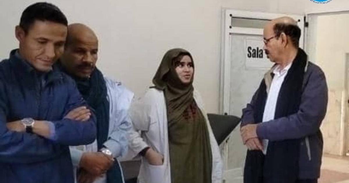 وزير الصحة العمومية يتفقد المرافق الصحية بولاية بوجدور وزير الصحة العمومية يتفقد المرافق الصحية بولاية بوجدور