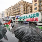 قافلة مساعدات إنسانية لمخيمات اللاجئين الصحراويين قافلة مساعدات إنسانية لمخيمات اللاجئين الصحراويين