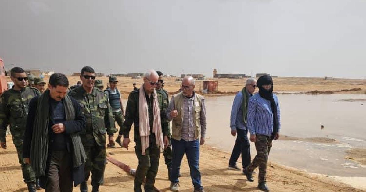 رئيس الجمهورية يزور الداخلة بعد تساقط الأمطار رئيس الجمهورية يزور الداخلة بعد تساقط الأمطار