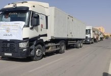 إطلاق قافلة مساعدات إنسانية للعائلات المتضررة إطلاق قافلة مساعدات إنسانية للعائلات المتضررة