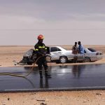 حادث سير على الطريق بين اوسرد والعيون حادث سير على الطريق بين اوسرد والعيون