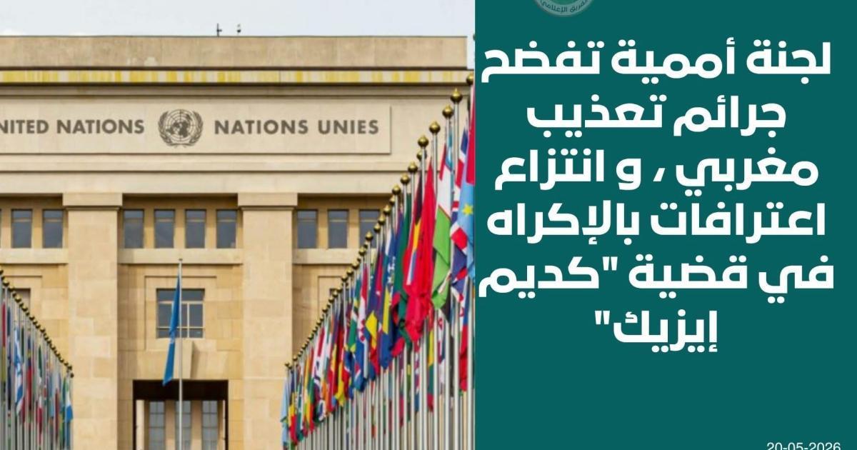 لجنة أممية تفضح المغرب لارتكابه جرائم تعذيب ، و انتزاع اعترافات بالإكراه في قضية لجنة أممية تفضح المغرب لارتكابه جرائم تعذيب ، و انتزاع اعترافات بالإكراه في قضية