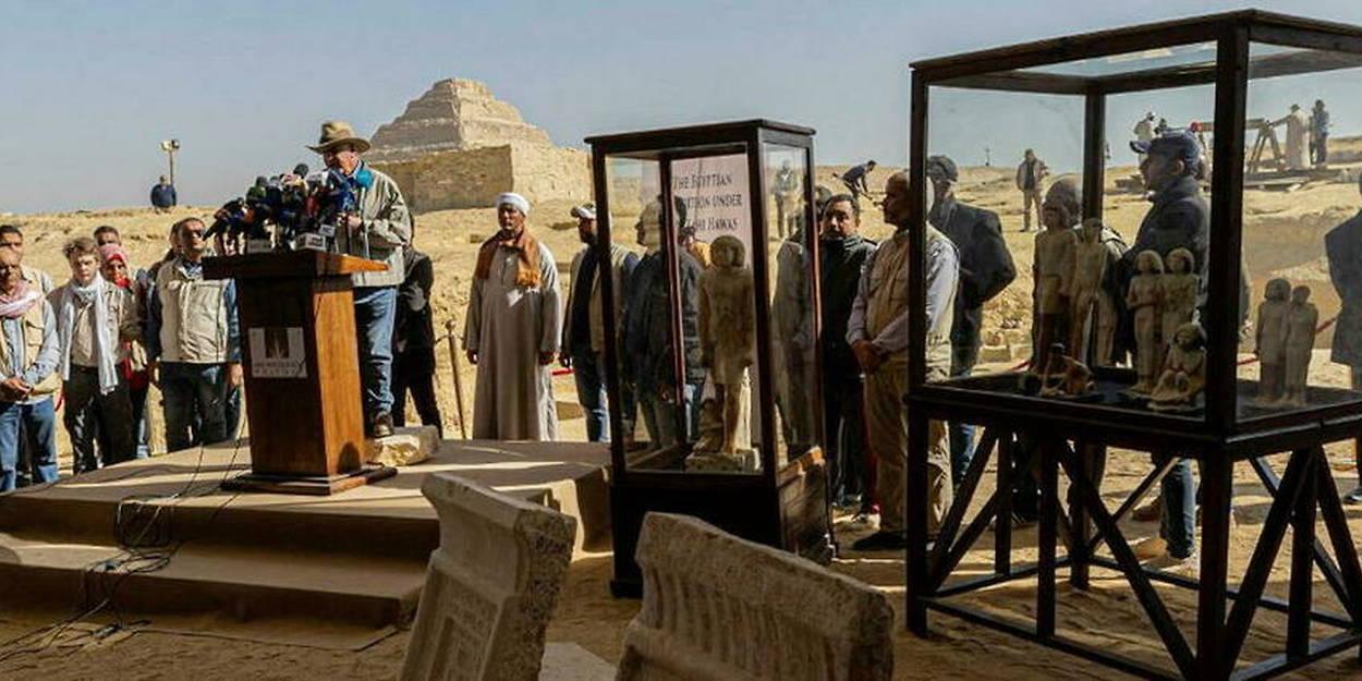 Égypte : quatre nouvelles tombes et une momie dévoilée Égypte : quatre nouvelles tombes et une momie dévoilée