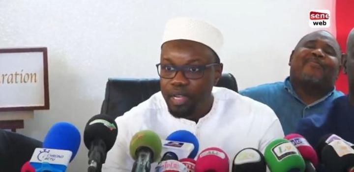 Ousmane Sonko : «En recevant Djibril Ngom au Palais, Macky Sall a souillé l’institution présidentielle » Ousmane Sonko : «En recevant Djibril Ngom au Palais, Macky Sall a souillé l’institution présidentielle »