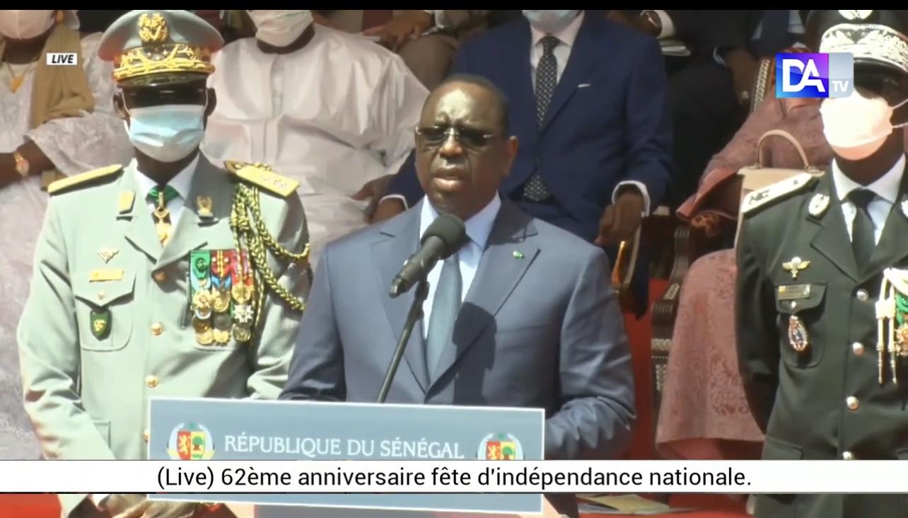 Macky Sall, président de la République du Sénégal : « Nous avons les capacités de neutraliser toutes sortes de menaces d'où qu'elles viennent » Macky Sall, président de la République du Sénégal : « Nous avons les capacités de neutraliser toutes sortes de menaces d'où qu'elles viennent »