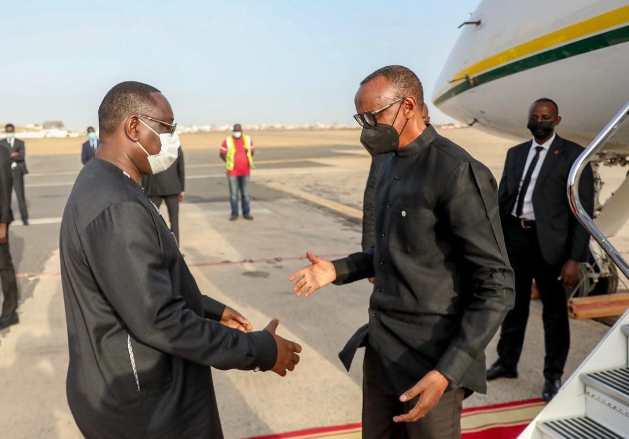 Dakar : Macky Sall reçoit son homologue rwandais, Paul Kagamé