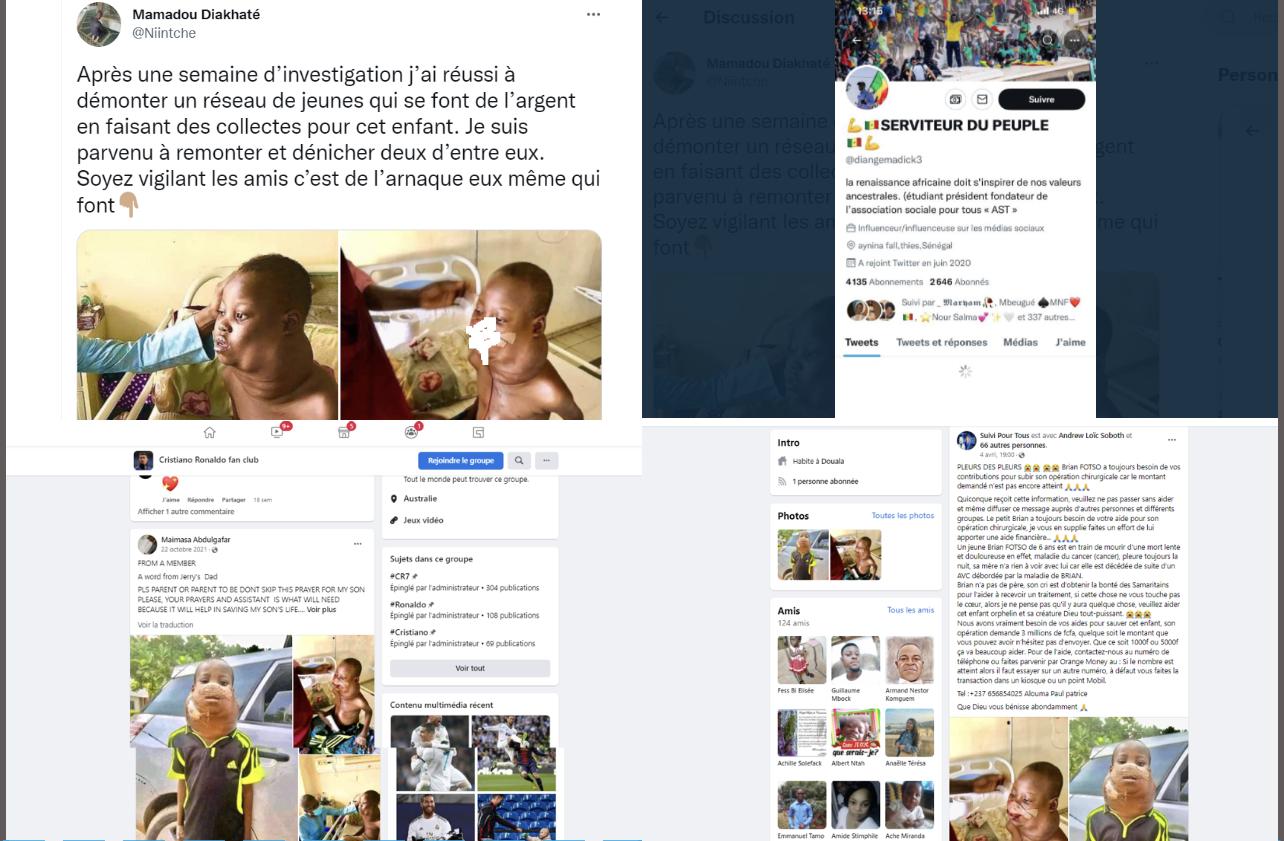 Fausse collecte de fonds sur Internet : comment un malfaiteur a profité de la souffrance d’un enfant et de la générosité de Twitter. Fausse collecte de fonds sur Internet : comment un malfaiteur a profité de la souffrance d’un enfant et de la générosité de Twitter.