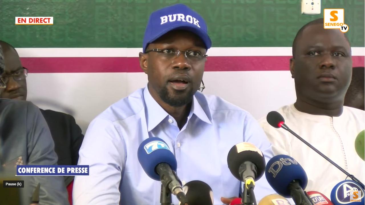 Démocratie, 3e candidature, crise multisectorielle, trahison du CC… Sonko ausculte le pays (Senego TV) Démocratie, 3e candidature, crise multisectorielle, trahison du CC… Sonko ausculte le pays (Senego TV)