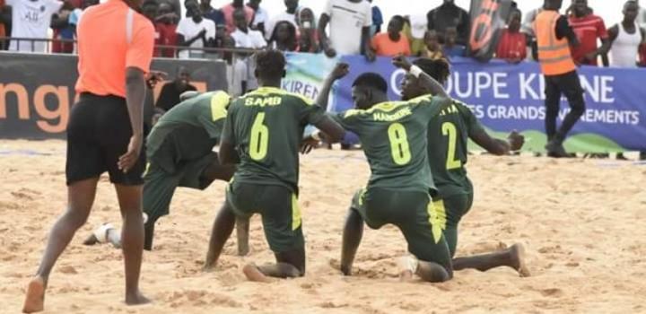 Beach Soccer-Cosafa cup : Les Lions s’offrent le pays hôte, l’Afrique du Sud et passent en demi