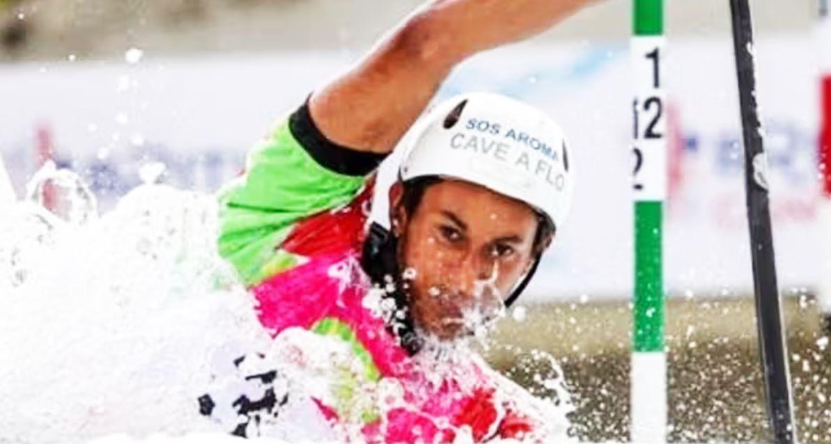 O : Yves Bourhis en Finale du Canoë-kayak Slalom O : Yves Bourhis en Finale du Canoë-kayak Slalom
