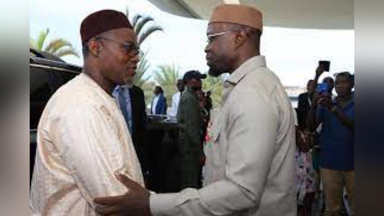 Le vice-président gambien en visite de travail au Sénégal Le vice-président gambien en visite de travail au Sénégal