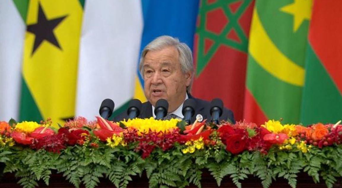 Antonio Guterres, secrétaire général de l’ONU : ‘’la Chine est le partenaire commercial le plus important de l’Afrique’’ Antonio Guterres, secrétaire général de l’ONU : ‘’la Chine est le partenaire commercial le plus important de l’Afrique’’
