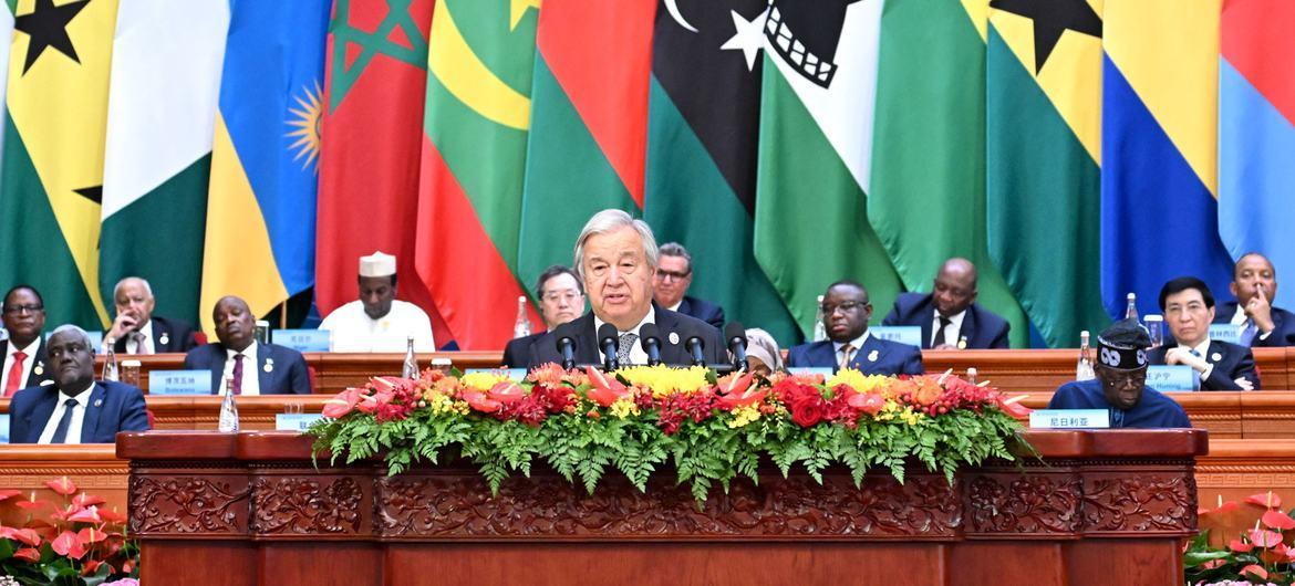 Le secrétaire général de l’ONU appelle à réparer des ‘’injustices’’ envers l’Afrique Le secrétaire général de l’ONU appelle à réparer des ‘’injustices’’ envers l’Afrique