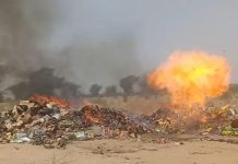 Razzia Anti-stupéfiants et Aliments Avariés à Sédhiou : 6 Tonnes Saisies et Incinérées Razzia Anti-stupéfiants et Aliments Avariés à Sédhiou : 6 Tonnes Saisies et Incinérées