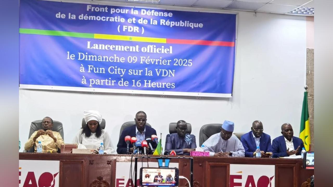 FDR Détaille Sa Marche Contre Politique Antinationale FDR Détaille Sa Marche Contre Politique Antinationale