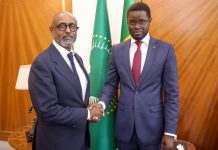 Audience au Palais avec le Pr. Diomaye du FMI Audience au Palais avec le Pr. Diomaye du FMI