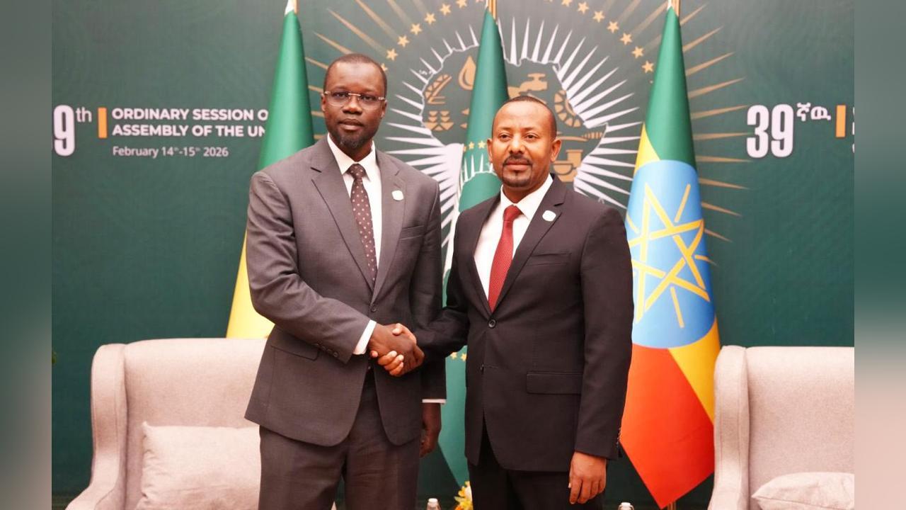 Ousmane Sonko À Addis-Abeba pour L'Union Africaine Ousmane Sonko À Addis-Abeba pour L'Union Africaine