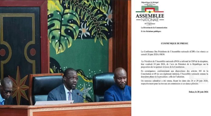 Révision Constitutionnelle: Assemblée Nationale Avance Révision Constitutionnelle: Assemblée Nationale Avance
