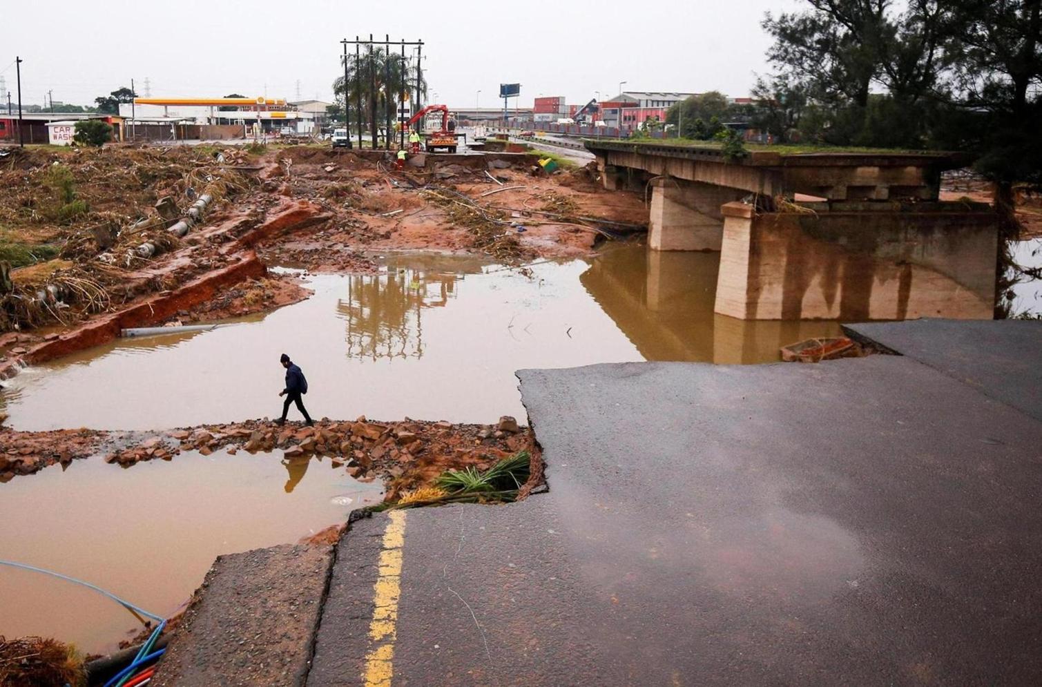 Climate change behind South Africa's devastating floods