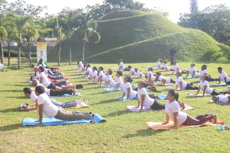 Indian HC hosts biggest yoga event of the year