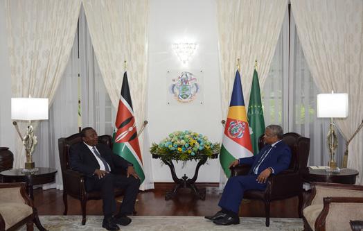 Seychelles and Kenya reaffirmed their commitment to bolstering cooperation to new heights Seychelles and Kenya reaffirmed their commitment to bolstering cooperation to new heights