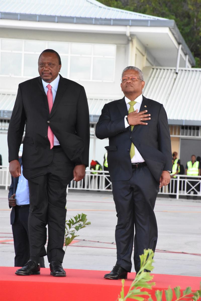 Seychelles welcomes President of Kenya Seychelles welcomes President of Kenya