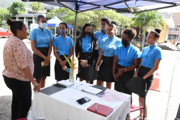 Students learn of career opportunities Students learn of career opportunities