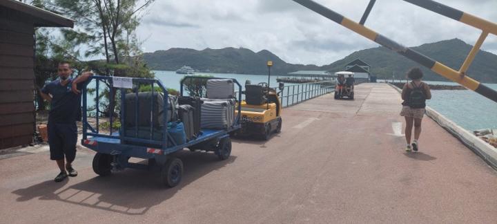 New mode of operation at Baie Ste Anne jetty New mode of operation at Baie Ste Anne jetty