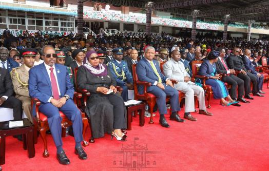 President Ramkalawan witnesses the Swearing-In of 5th President of the Republic of Kenya President Ramkalawan witnesses the Swearing-In of 5th President of the Republic of Kenya