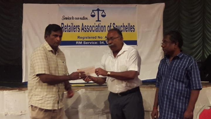 Retailers Association of Seychelles donates to two entities Retailers Association of Seychelles donates to two entities