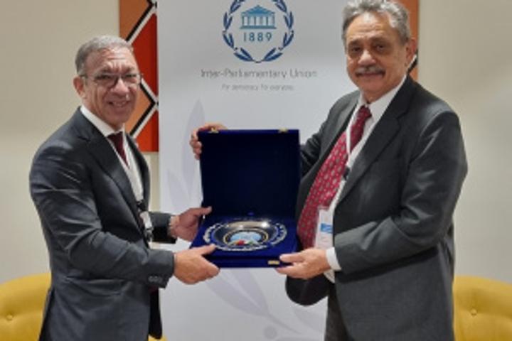 Speaker of Seychelles' parliament meets with President of Inter-Parliamentary Union in Kigali Speaker of Seychelles' parliament meets with President of Inter-Parliamentary Union in Kigali