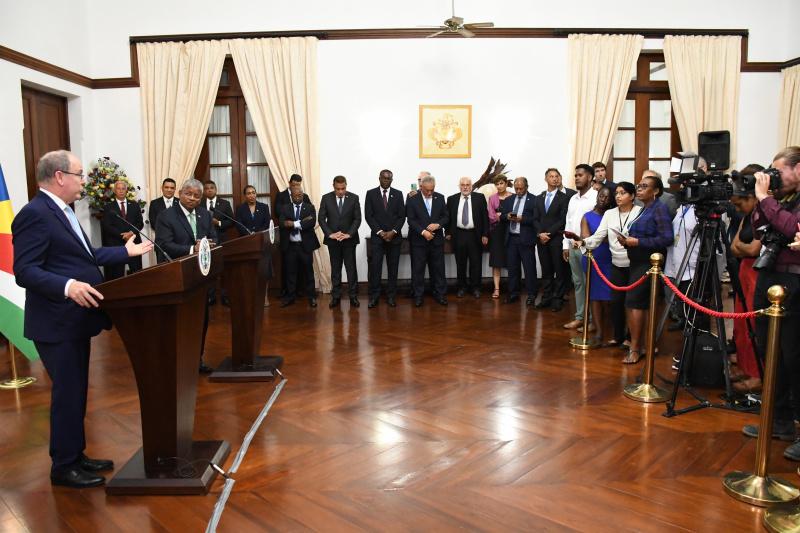 Prince Albert II of Monaco received all the honors Prince Albert II of Monaco received all the honors