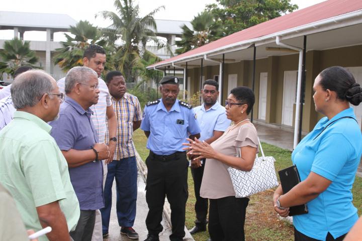 President Ramkalawan visits ongoing projects on Praslin President Ramkalawan visits ongoing projects on Praslin