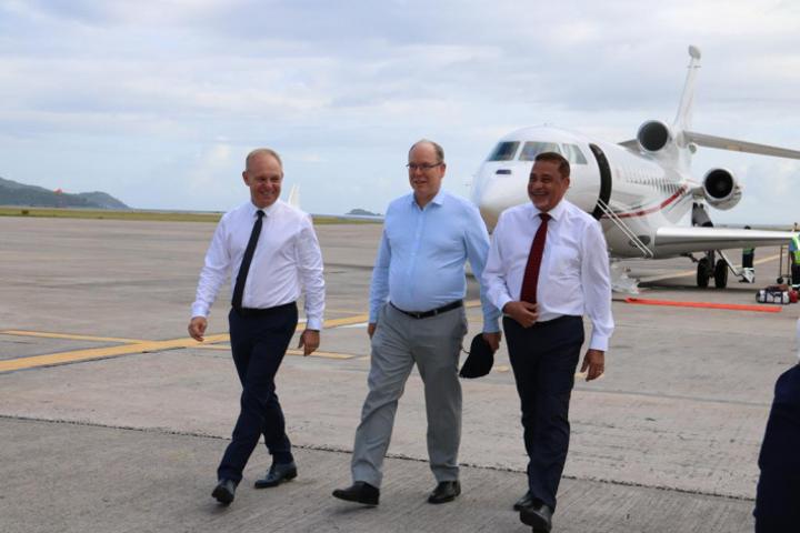 H.S.H. Prince Albert II, Sovereign Prince of Monaco, on official visit H.S.H. Prince Albert II, Sovereign Prince of Monaco, on official visit