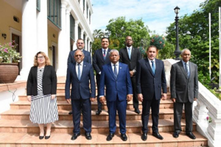 Seychelles' President presents 3 new ambassadors with instruments of