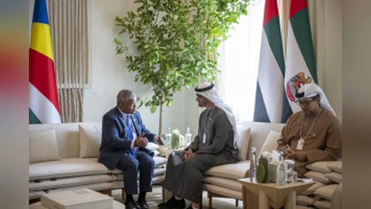 Seychelles' President meets UAE's President at the World Government Summit in Dubai Seychelles' President meets UAE's President at the World Government Summit in Dubai