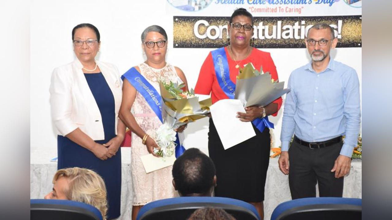 Health care assistants honoured Health care assistants honoured