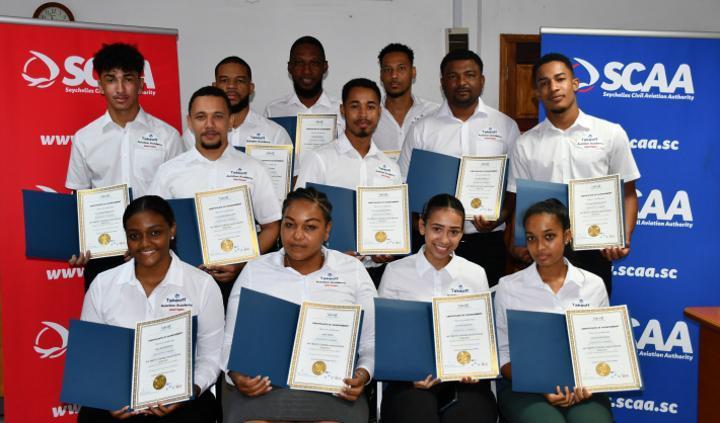 Twelve SCAA trainees graduate from air traffic control course - Seychelles