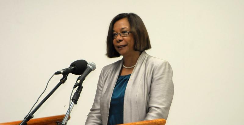 Health minister Peggy Vidot answers questions on her ministry Health minister Peggy Vidot answers questions on her ministry