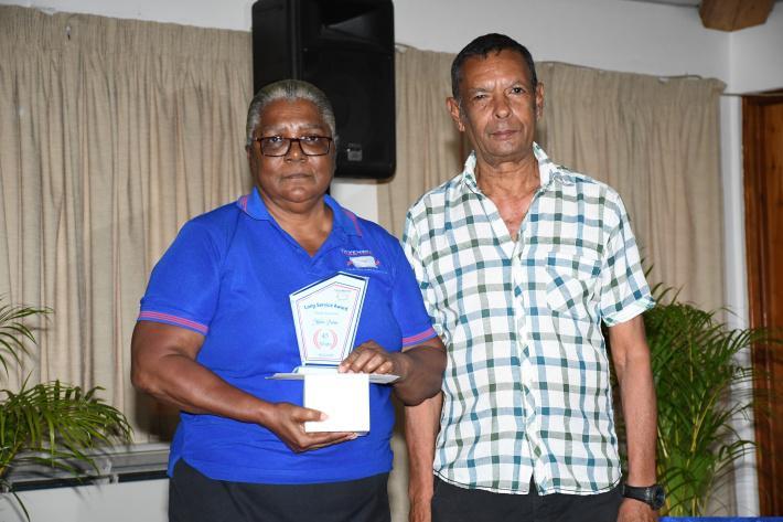Seychelles Postal Services honours long-serving staff members Seychelles Postal Services honours long-serving staff members