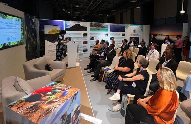 Seychelles shares advice in seagrass protection at Seychelles shares advice in seagrass protection at