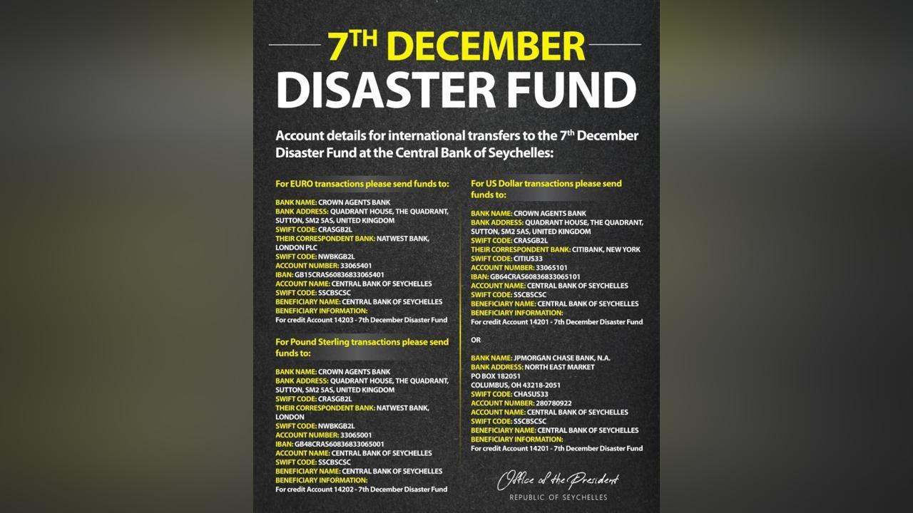 7th December Disaster Fund officially launched