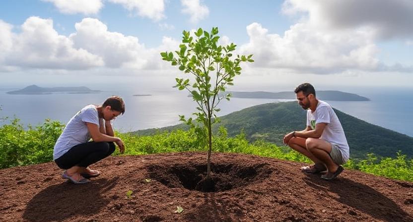 Tourism Seychelles Enhances Sustainability With Tree Planting Tourism Seychelles Enhances Sustainability With Tree Planting