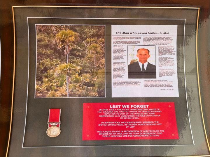 Remembering Ephrem Pool Who Saved Vallée de Mai Remembering Ephrem Pool Who Saved Vallée de Mai