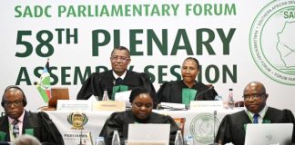 Curtain draws on SADC PF’s 58th Plenary Curtain draws on SADC PF’s 58th Plenary