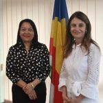 French Ambassador received by Minister Laporte French Ambassador received by Minister Laporte