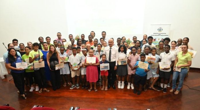 Seychelles schools honoured for excellence in sustainability Seychelles schools honoured for excellence in sustainability