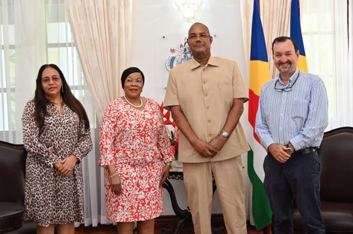 President Herminie Pledges Support for IECD Institute President Herminie Pledges Support for IECD Institute