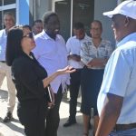 Minister Laporte engages with SPTC staff Minister Laporte engages with SPTC staff